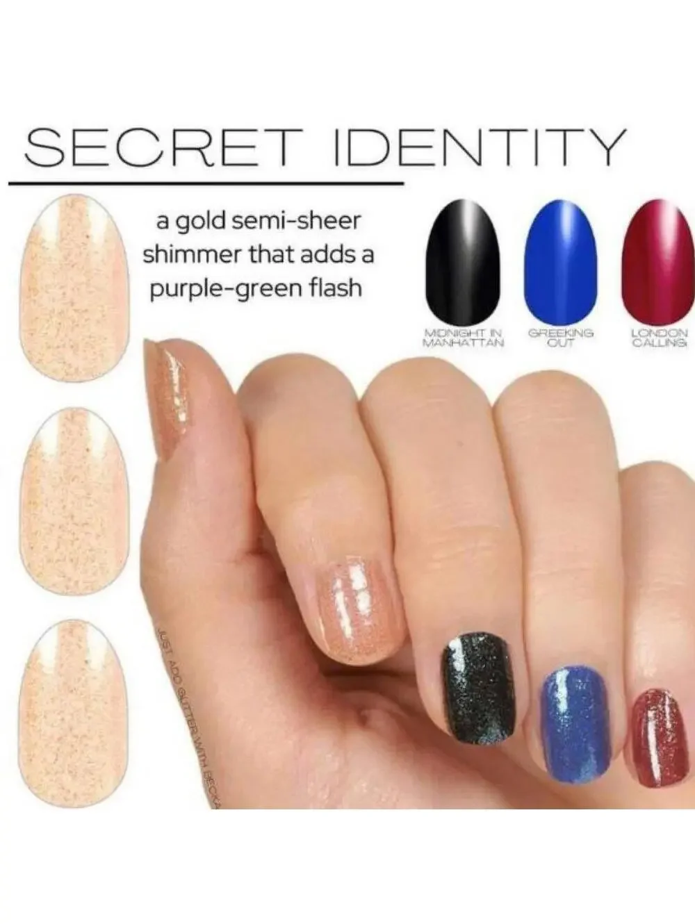 Retired/Limited Secret Identity Color Street Color Shifting Nail Polish Strips
